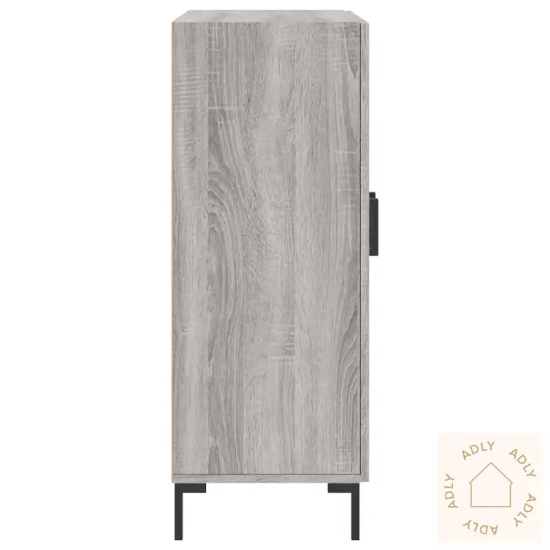 Skjenk Grå Sonoma 69,5X34X90 Cm Konstruert Tre