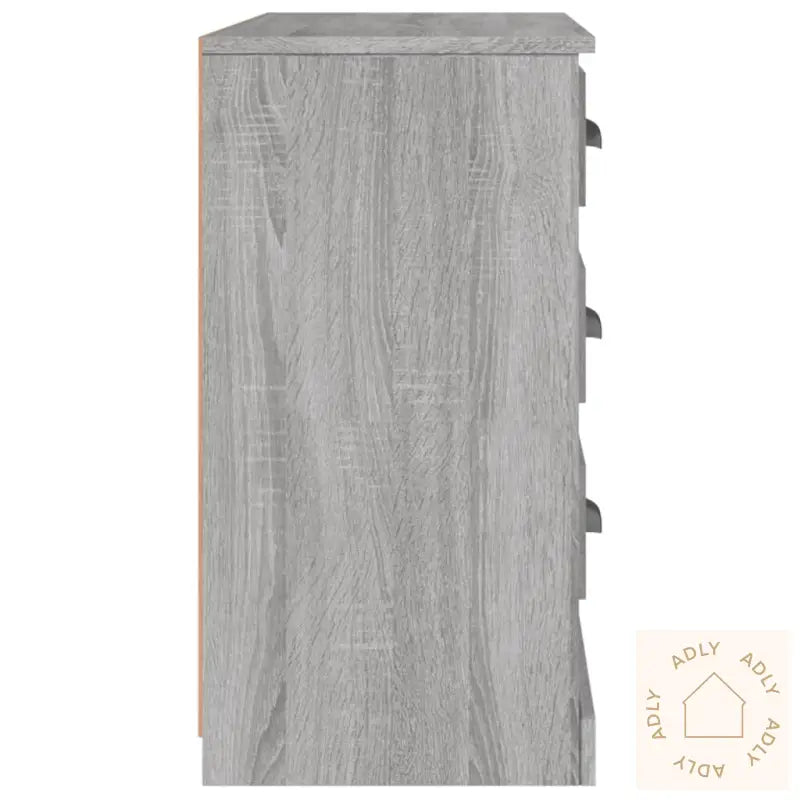 Skjenk Grå Sonoma 104,5X35,5X67,5 Cm Konstruert Tre