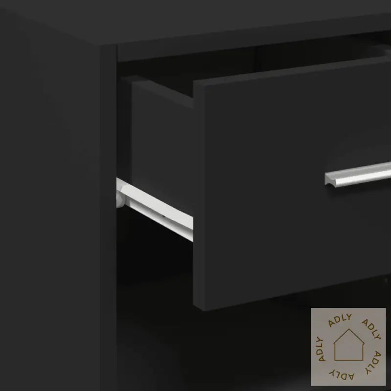 Skjenk Svart 30X42,5X93 Cm Konstruert Tre