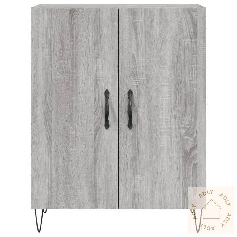 Skjenk Grå Sonoma 69,5X34X90 Cm Konstruert Tre