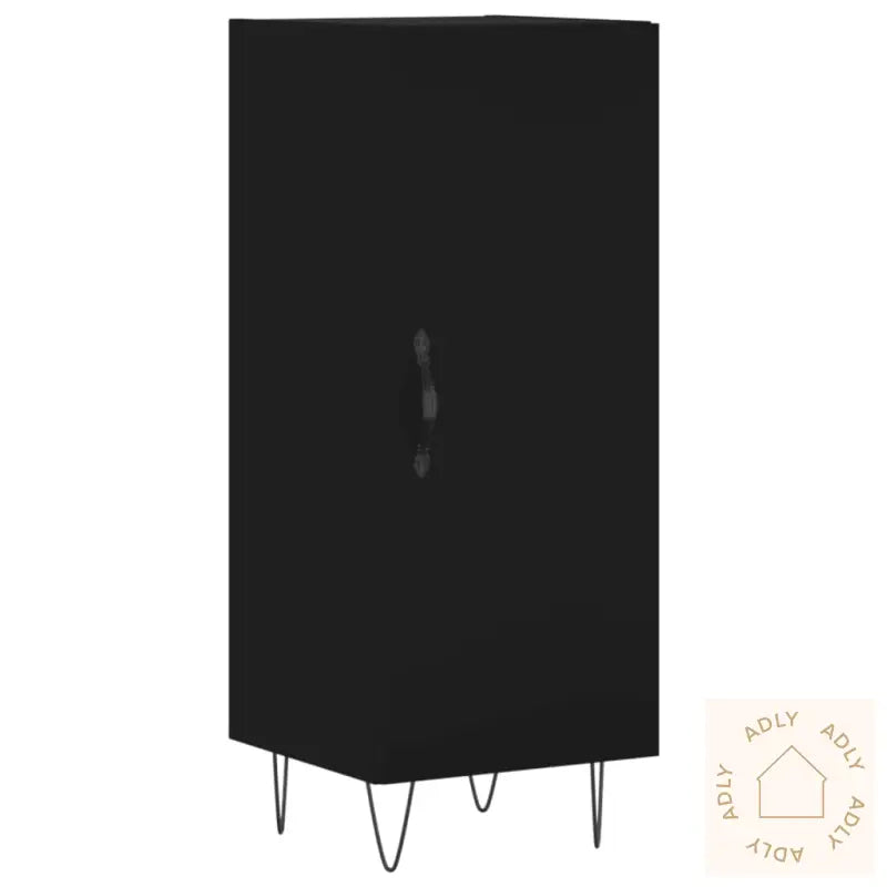Skjenk Svart 34,5X34X90 Cm Konstruert Tre