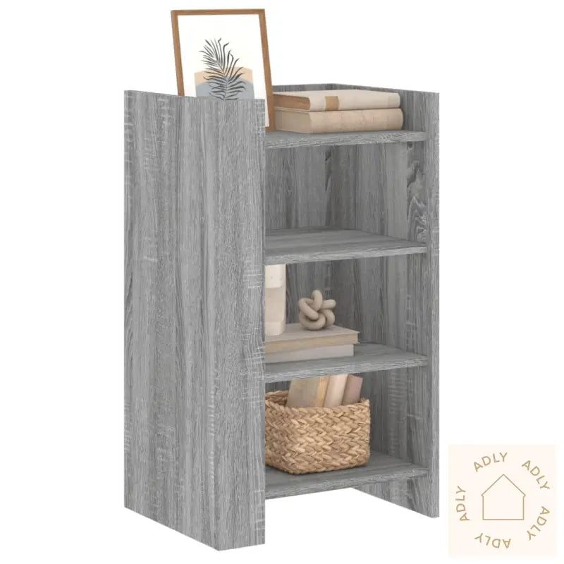 Skjenk Grå Sonoma 45X35X75 Cm Konstruert Tre