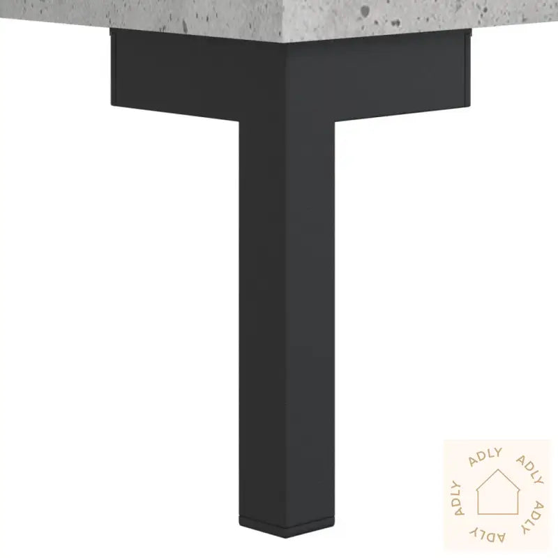 Skjenk Betonggrå 69,5X34X90 Cm Konstruert Tre