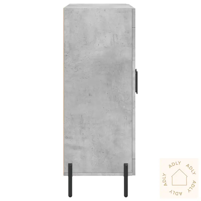 Skjenk Betonggrå 69,5X34X90 Cm Konstruert Tre