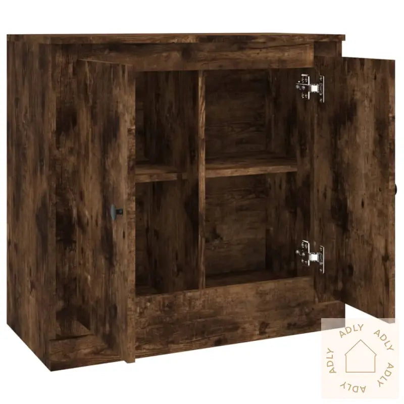 Skjenk Røkt Eik 70X35,5X67,5 Cm Konstruert Tre