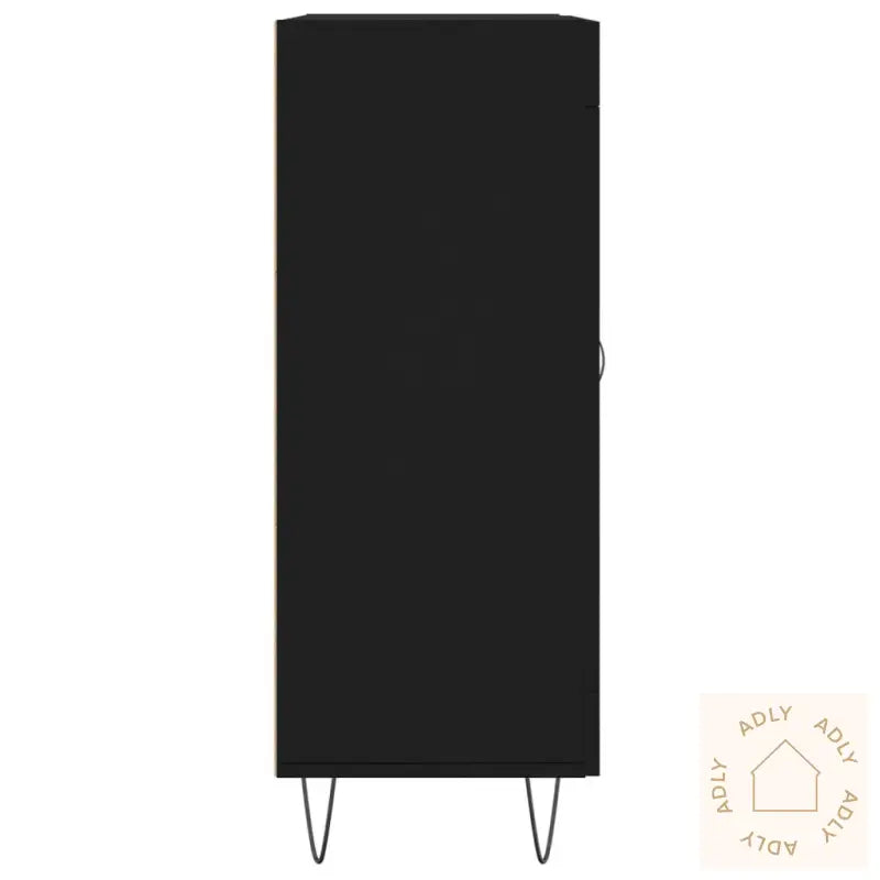 Skjenk Svart 69,5X34X90 Cm Konstruert Tre