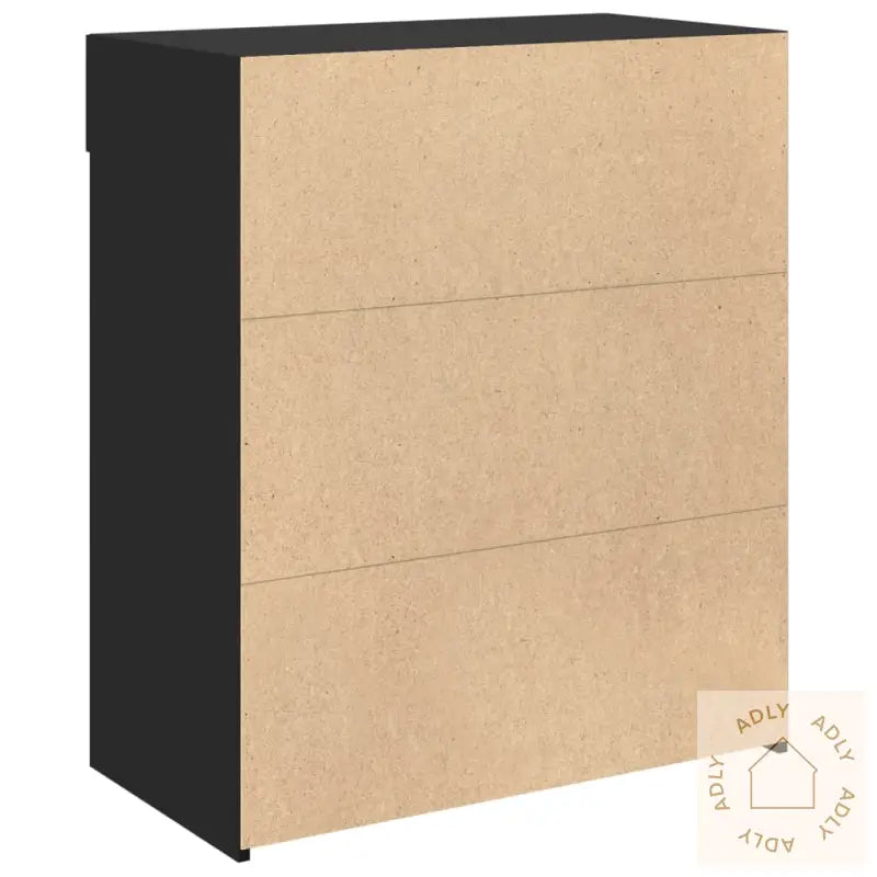 Skjenk Svart 80X42,5X93 Cm Konstruert Tre