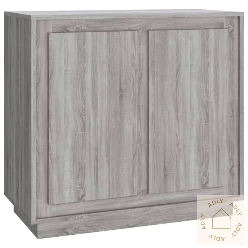 Skjenk Grå Sonoma 80X34X75 Cm Konstruert Tre