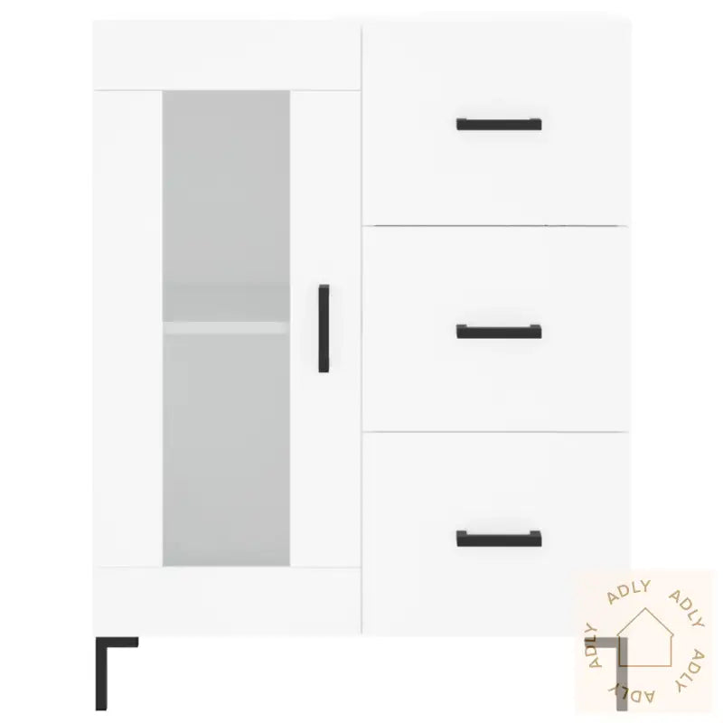 Skjenk Hvit 69,5X34X90 Cm Konstruert Tre