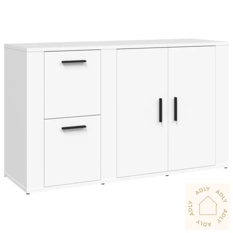 Skjenk Hvit 100X33X59,5 Cm Konstruert Tre