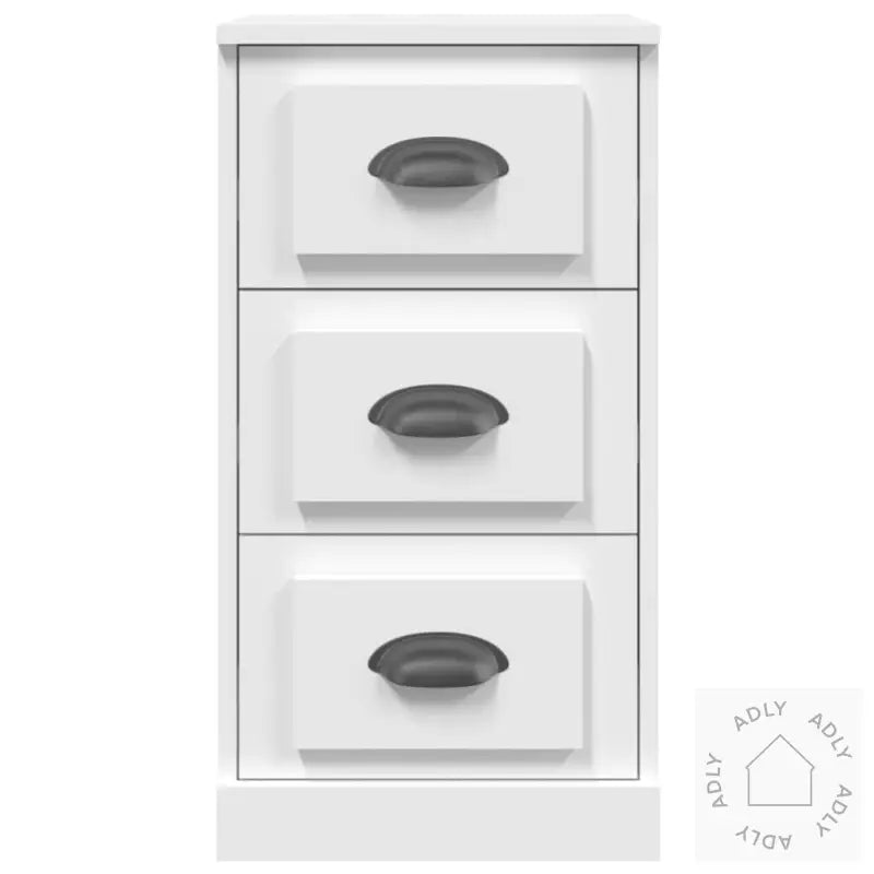 Skjenk Hvit 36X35,5X67,5 Cm Konstruert Tre