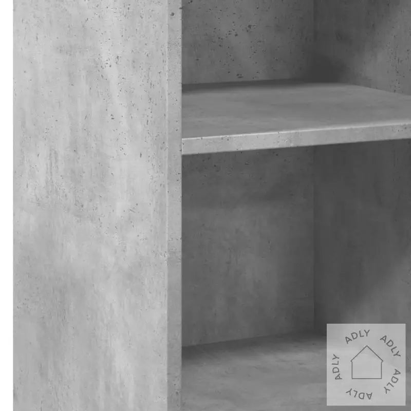 Skjenk Betonggrå 40X41X93 Cm Konstruert Tre