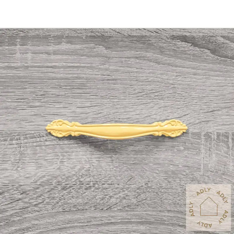 Skjenk Grå Sonoma 69,5X34X90 Cm Konstruert Tre