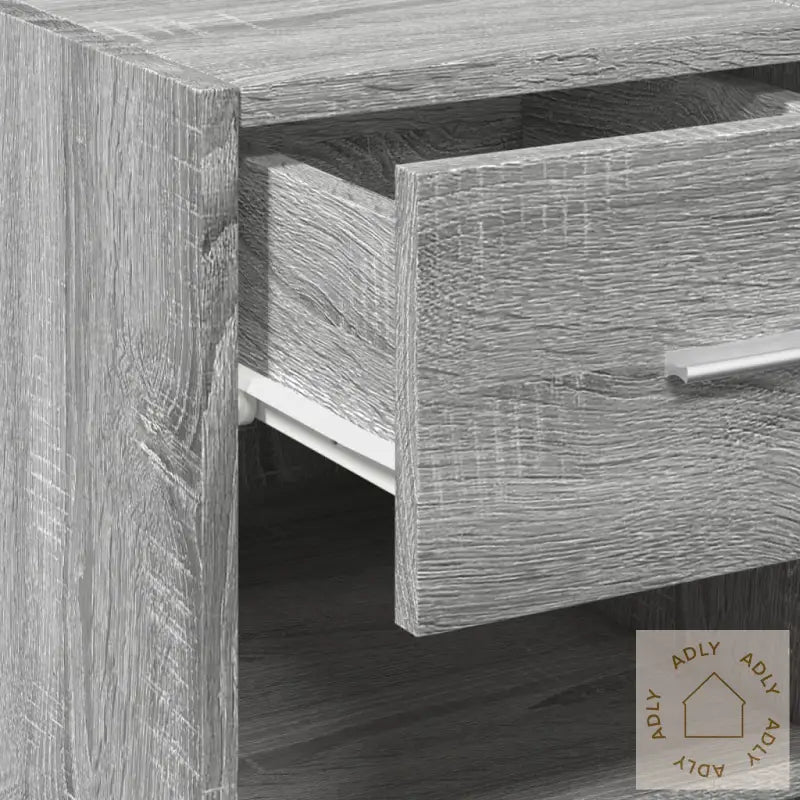 Skjenk Grå Sonoma 45X42,5X93 Cm Konstruert Tre