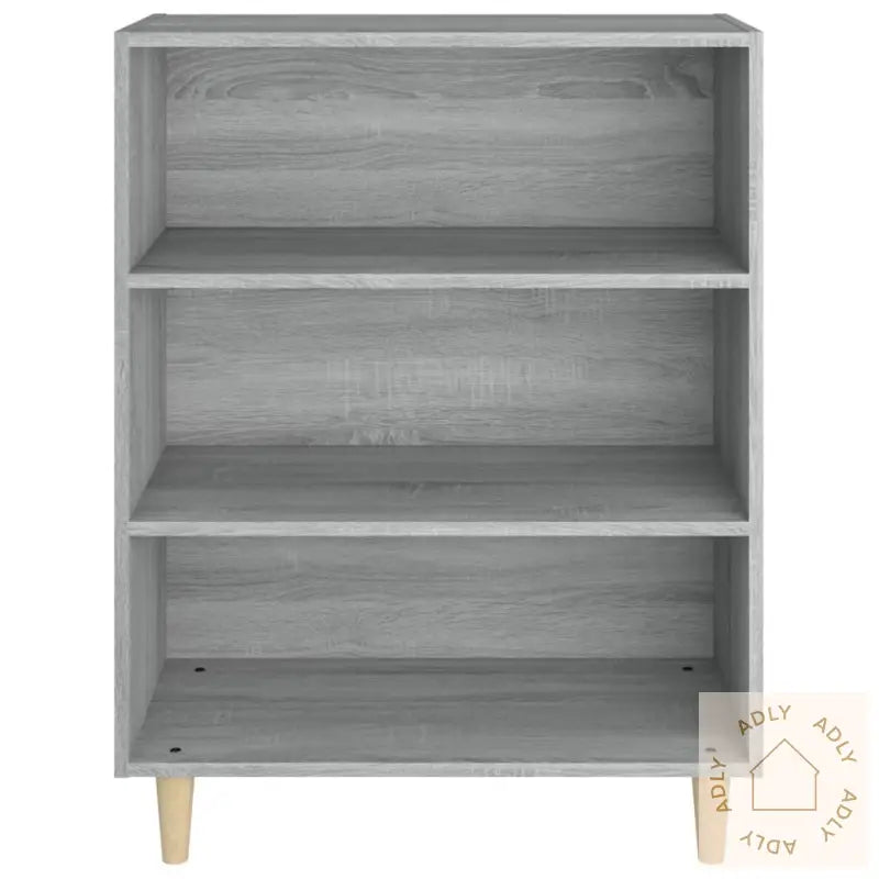 Skjenk Grå Sonoma 69,5X32,5X90 Cm Konstruert Tre