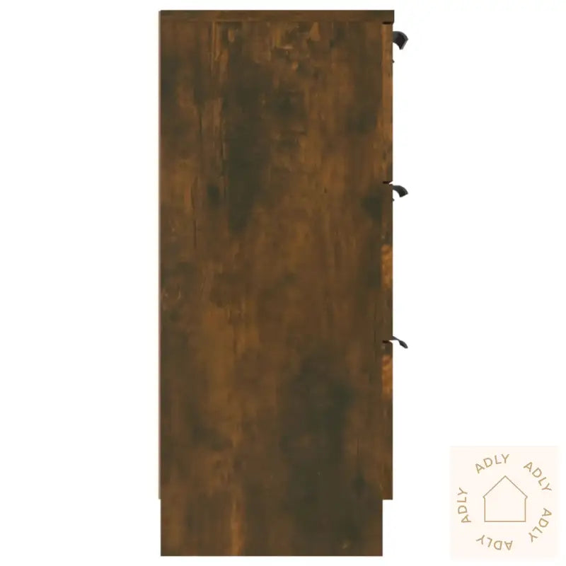 Skjenk Røkt Eik 60X30X70 Cm Konstruert Tre