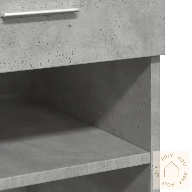 Skjenk Betonggrå 80X42,5X93 Cm Konstruert Tre