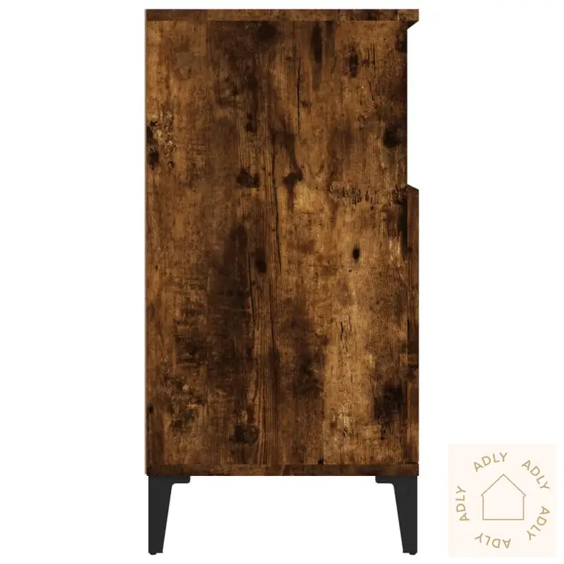 Skjenk Røkt Eik 60X35X70 Cm Konstruert Tre