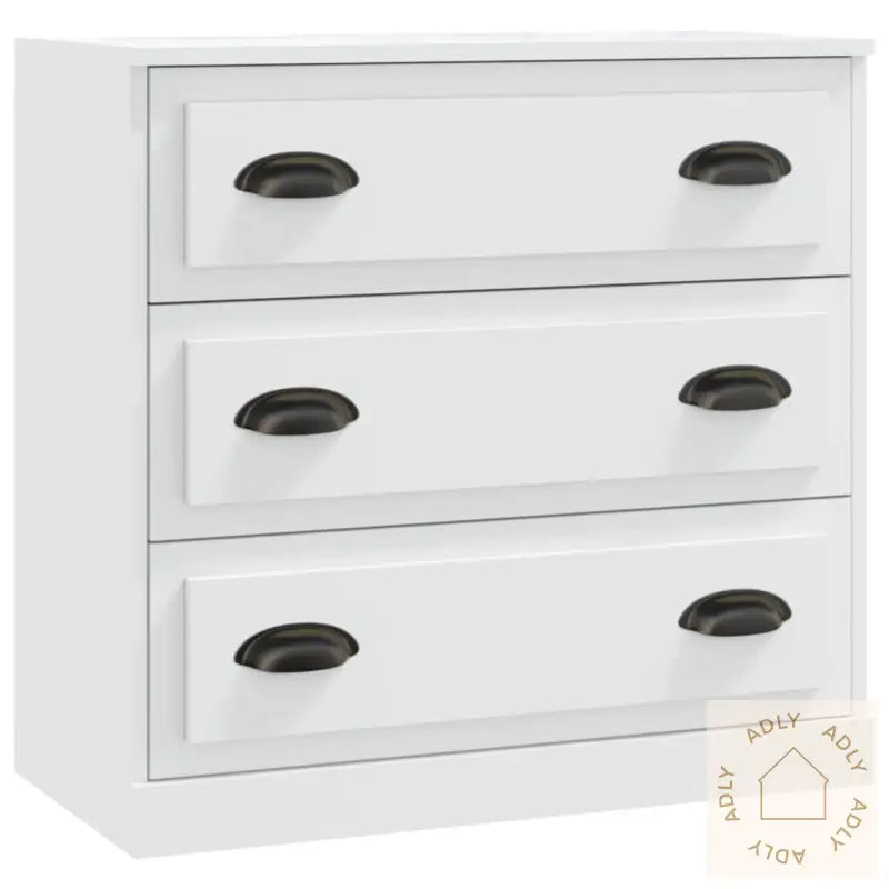 Skjenk Hvit 70X35,5X67,5 Cm Konstruert Tre