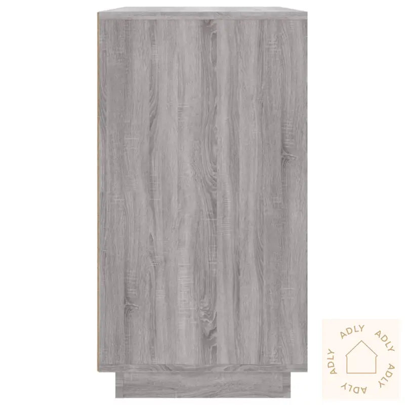 Skjenk Grå Sonoma 80X34X75 Cm Konstruert Tre