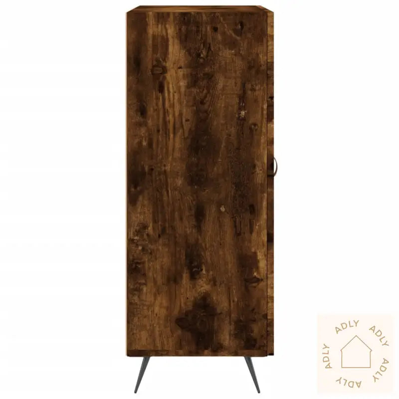 Skjenk Røkt Eik 69,5X34X90 Cm Konstruert Tre