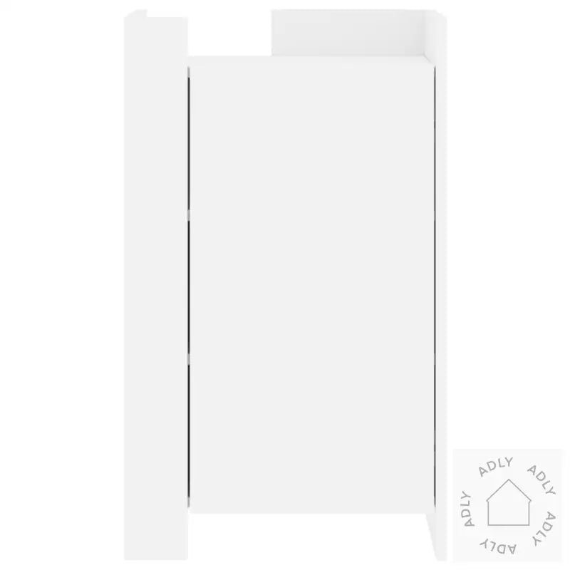 Skjenk Hvit 45X35X75 Cm Konstruert Tre