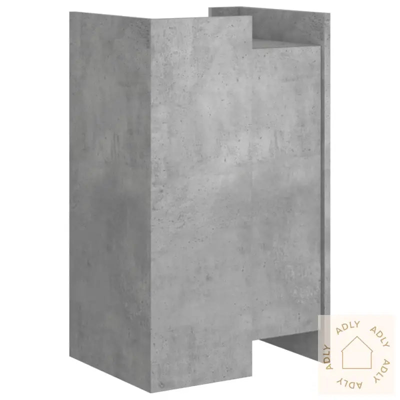 Skjenk Betonggrå 45X35X75 Cm Konstruert Tre