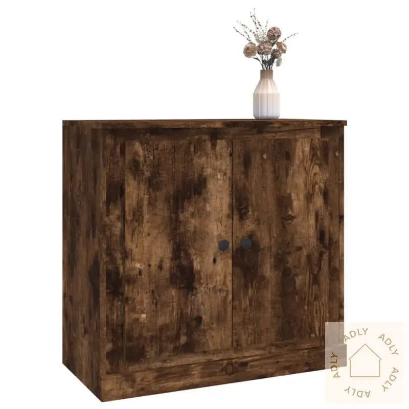 Skjenk Røkt Eik 70X35,5X67,5 Cm Konstruert Tre