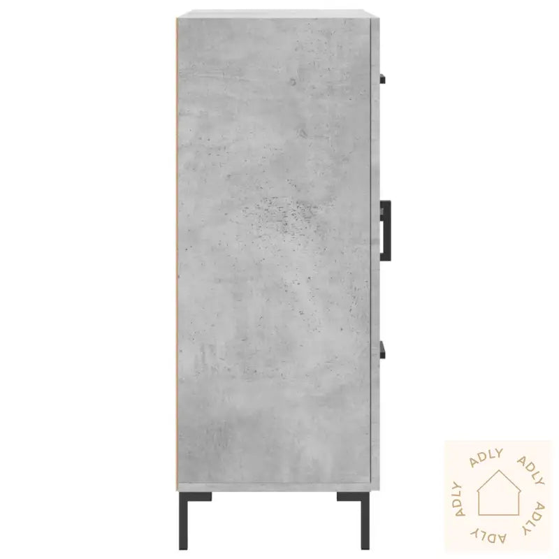 Skjenk Betonggrå 69,5X34X90 Cm Konstruert Tre