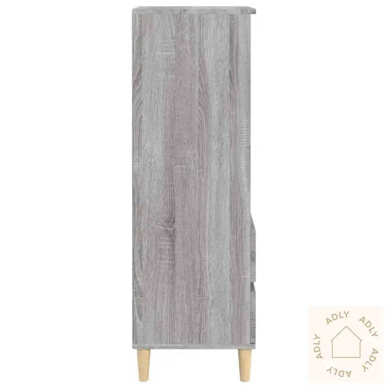 Highboard Grå Sonoma 40X36X110 Cm Konstruert Tre