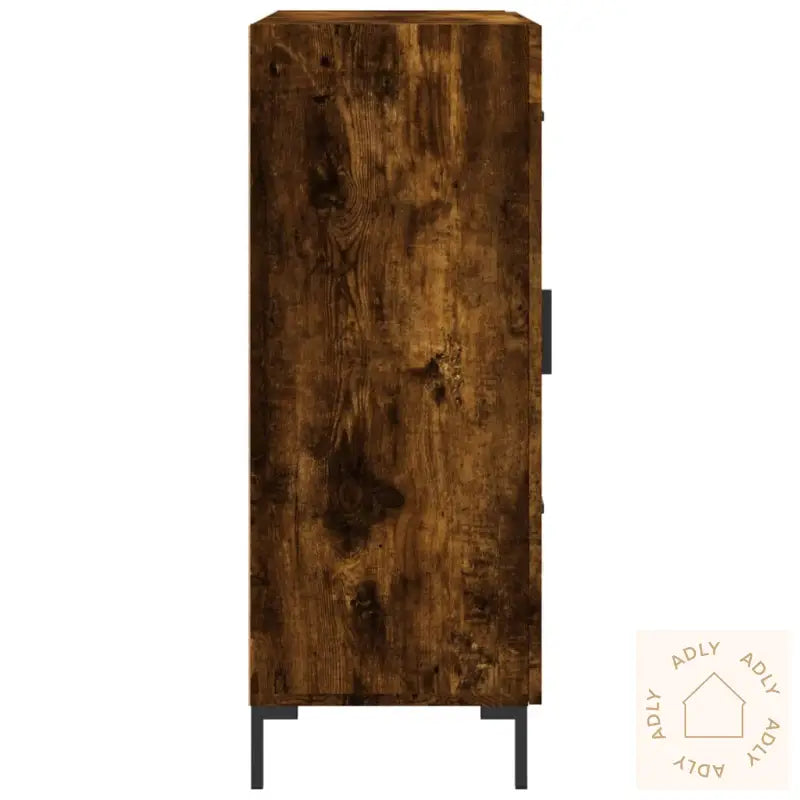 Skjenk Røkt Eik 69,5X34X90 Cm Konstruert Tre