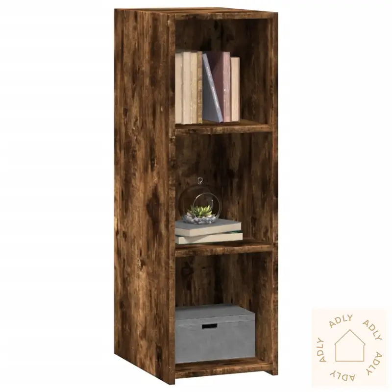 Skjenk Røkt Eik 30X41X93 Cm Konstruert Tre