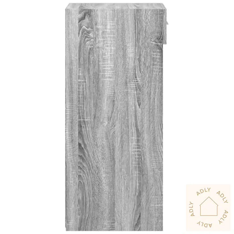 Skjenk Grå Sonoma 30X42,5X93 Cm Konstruert Tre