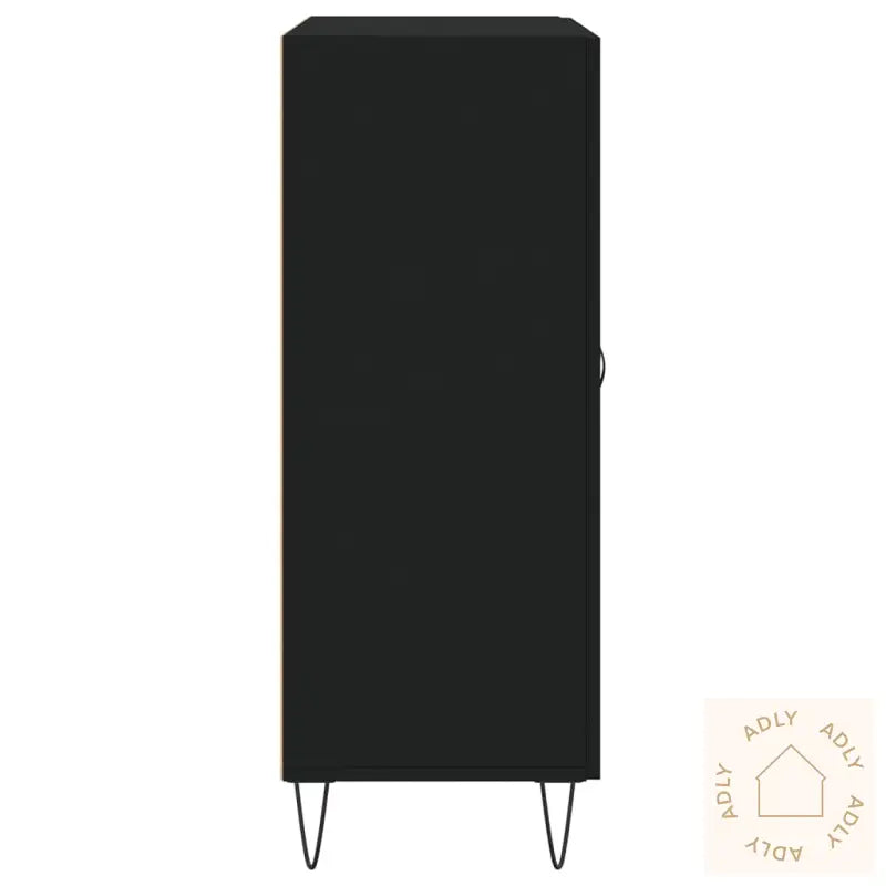 Skjenk Svart 69,5X34X90 Cm Konstruert Tre