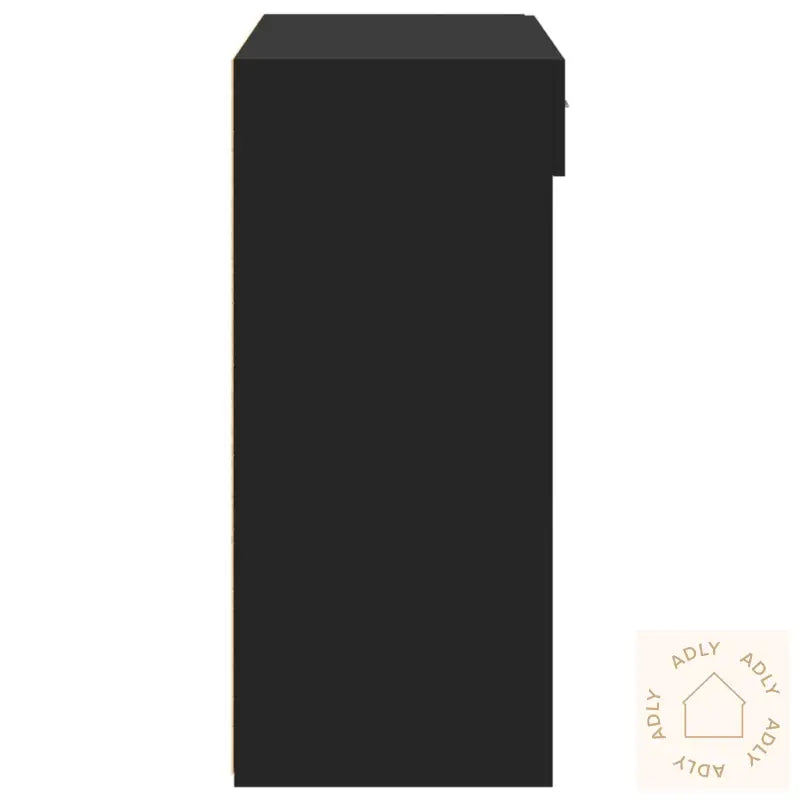 Skjenk Svart 80X42,5X93 Cm Konstruert Tre