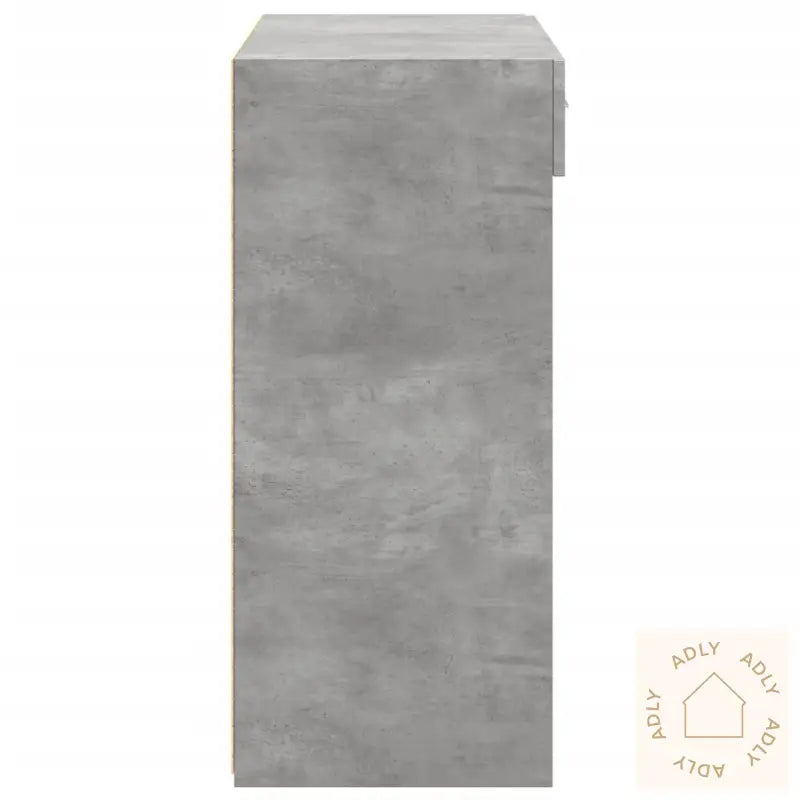 Skjenk Betonggrå 80X42,5X93 Cm Konstruert Tre