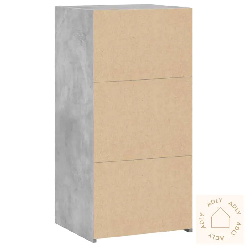 Skjenk Betonggrå 45X41X93 Cm Konstruert Tre