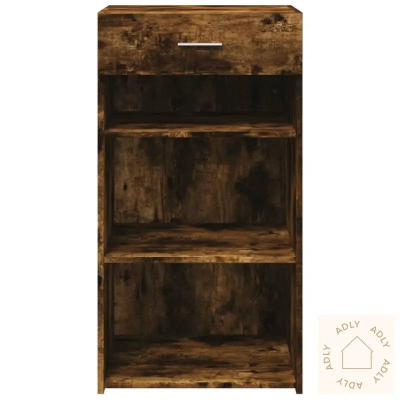 Skjenk Røkt Eik 50X42,5X93 Cm Konstruert Tre