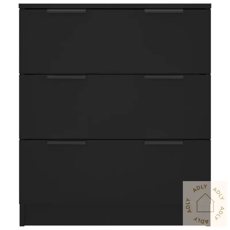 Sidebord Svart 60X30X70 Cm Konstruert Tre