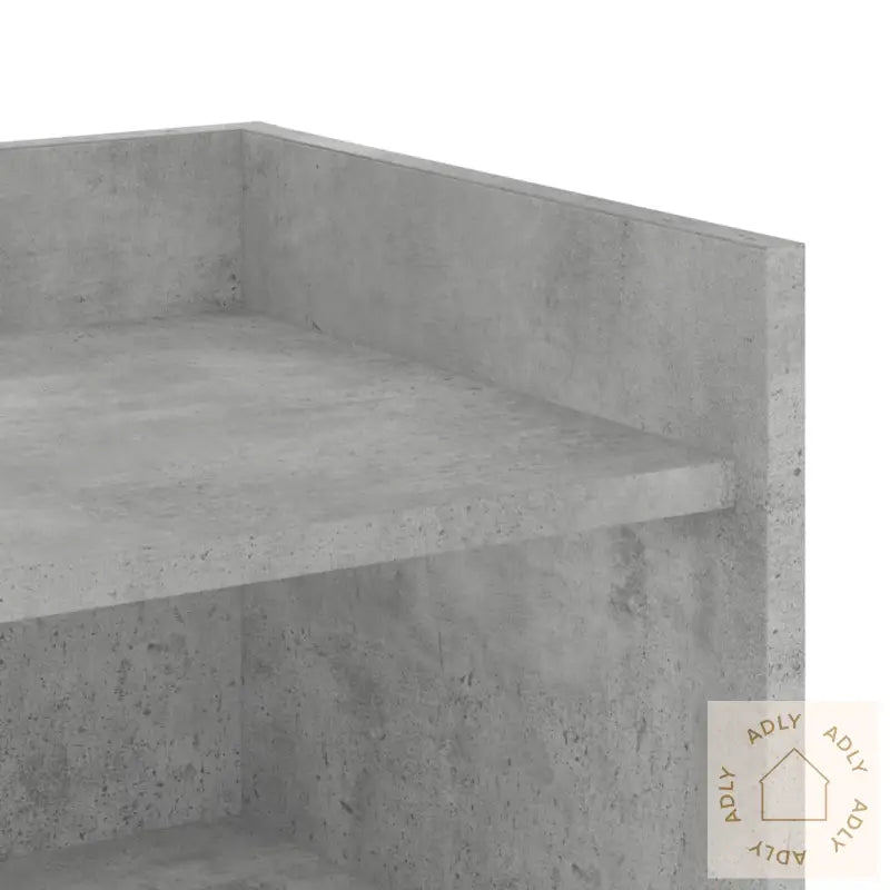 Skjenk Betonggrå 45X35X75 Cm Konstruert Tre