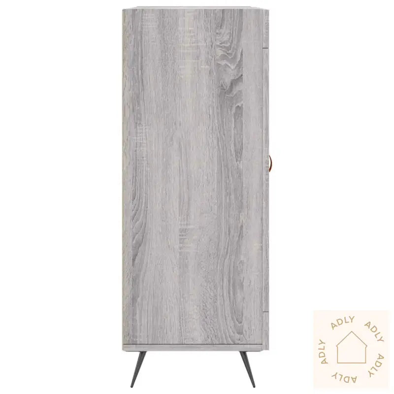Skjenk Grå Sonoma 69,5X34X90 Cm Konstruert Tre