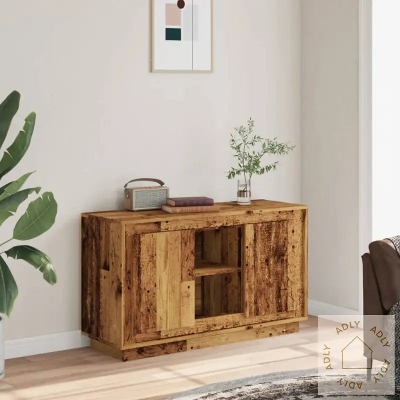 Skjenk Gammelt Tre 102X35X60 Cm Konstruert Tre