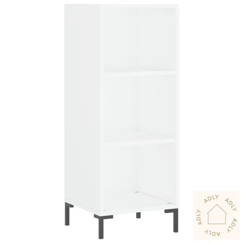 Skjenk Hvit 34,5X32,5X90 Cm Konstruert Tre