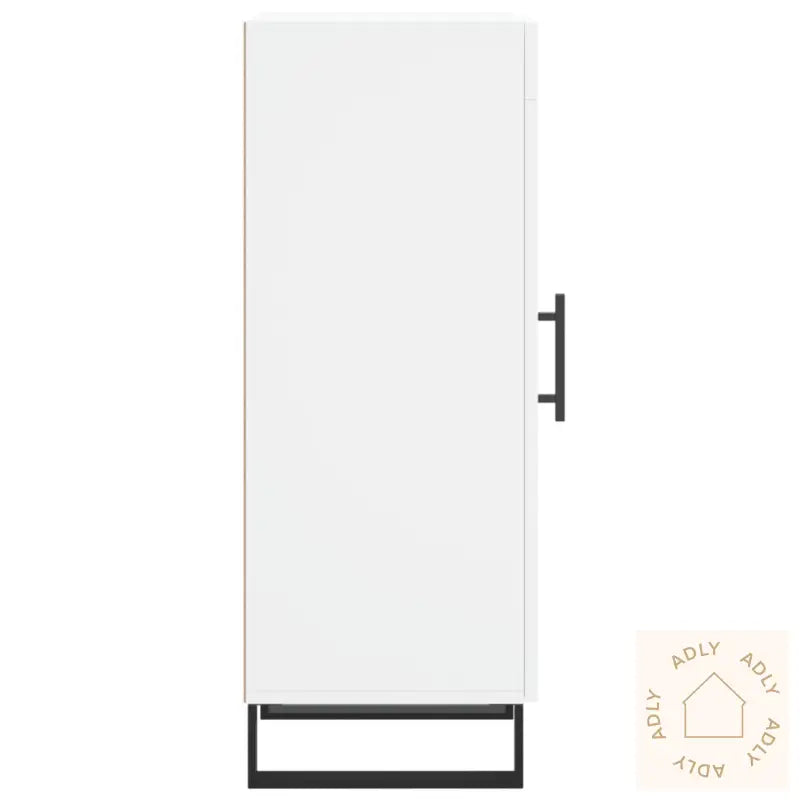 Skjenk Hvit 34,5X34X90 Cm Konstruert Tre