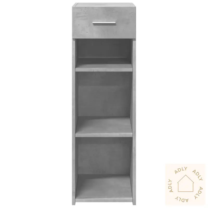 Skjenk Betonggrå 30X42,5X93 Cm Konstruert Tre