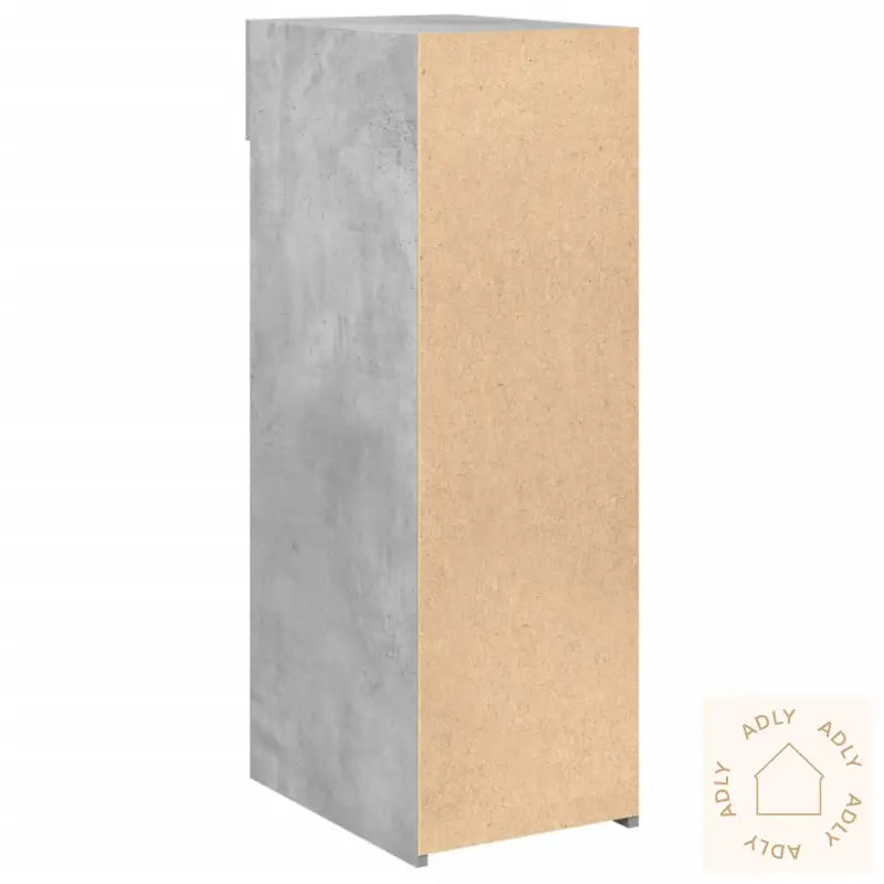 Skjenk Betonggrå 30X42,5X93 Cm Konstruert Tre