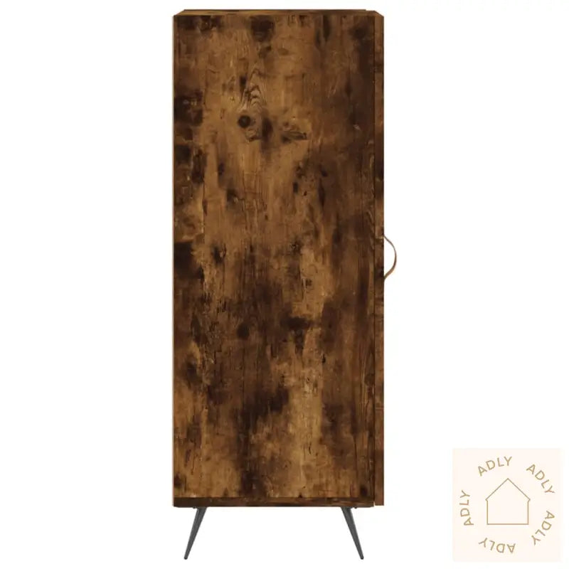 Skjenk Røkt Eik 34,5X34X90 Cm Konstruert Tre