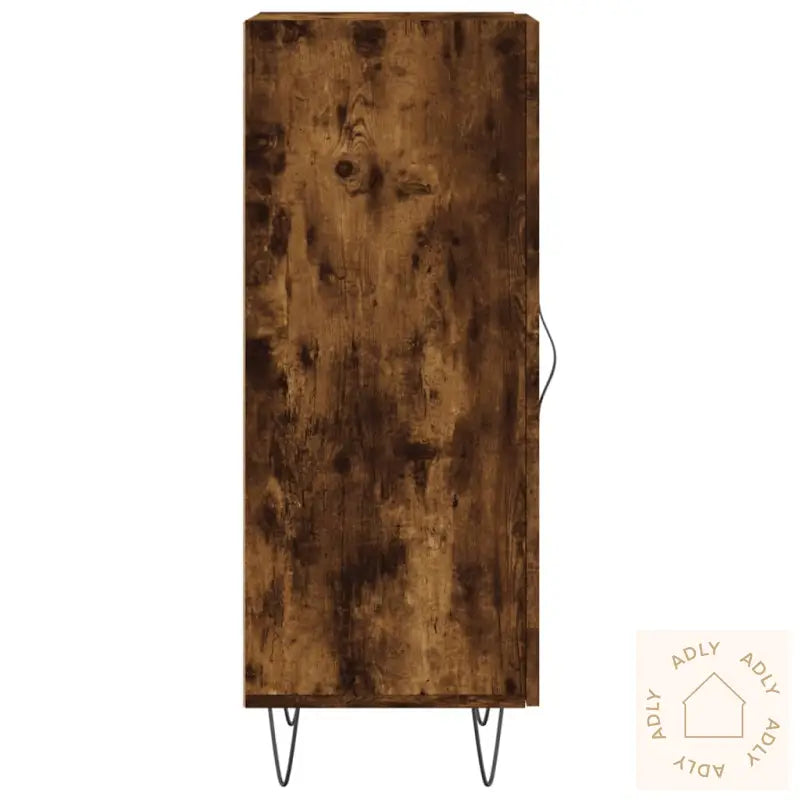 Skjenk Røkt Eik 34,5X34X90 Cm Konstruert Tre