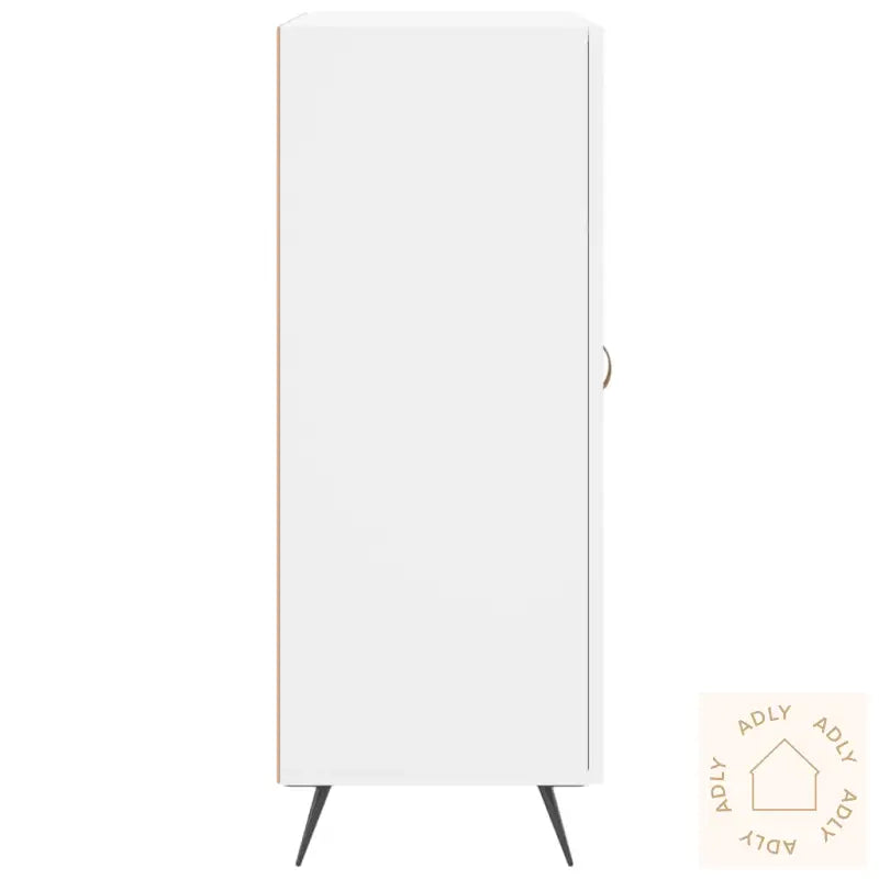 Skjenk Hvit 69,5X34X90 Cm Konstruert Tre