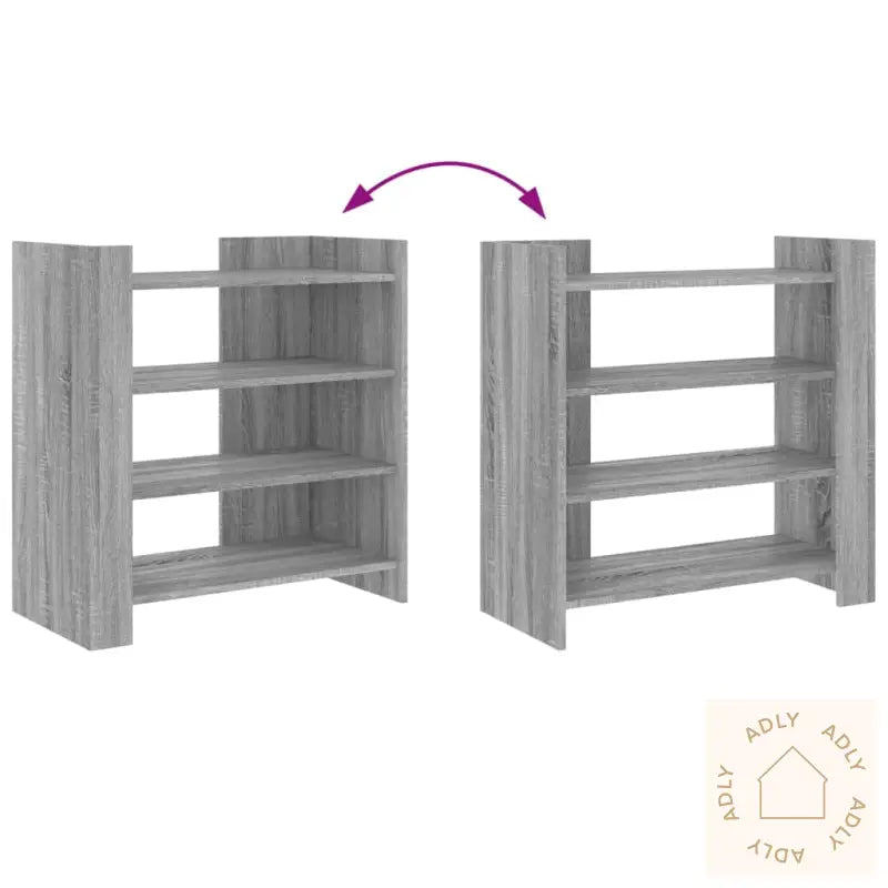 Skjenk Grå Sonoma 73,5X35X75 Cm Konstruert Tre